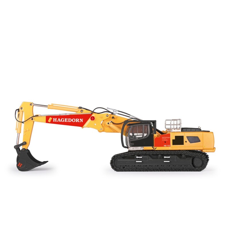 Conrad 2205/18 Liebherr R960 Litronic Excavator with Long Boom Demolition & Bucket HAGEDORN - Scale 1:50