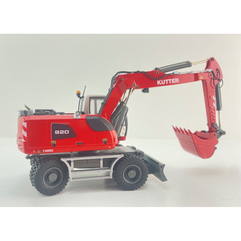 Conrad 2216/01 - Liebherr A 920 IV Mobile Wheeled Excavator KUTTER - Scale 1:50