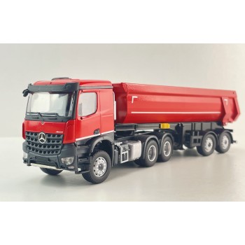 Conrad 78265/0 Mercedes-Benz Arocs 6x4 Truck with SCHWARZMÜLLER 2 axles Tipping Trailer - Scale 1:50 