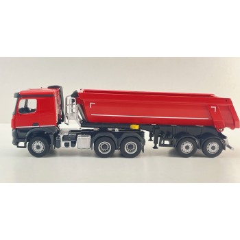 Conrad 78265/0 Mercedes-Benz Arocs 6x4 Truck with SCHWARZMÜLLER 2 axles Tipping Trailer - Scale 1:50 