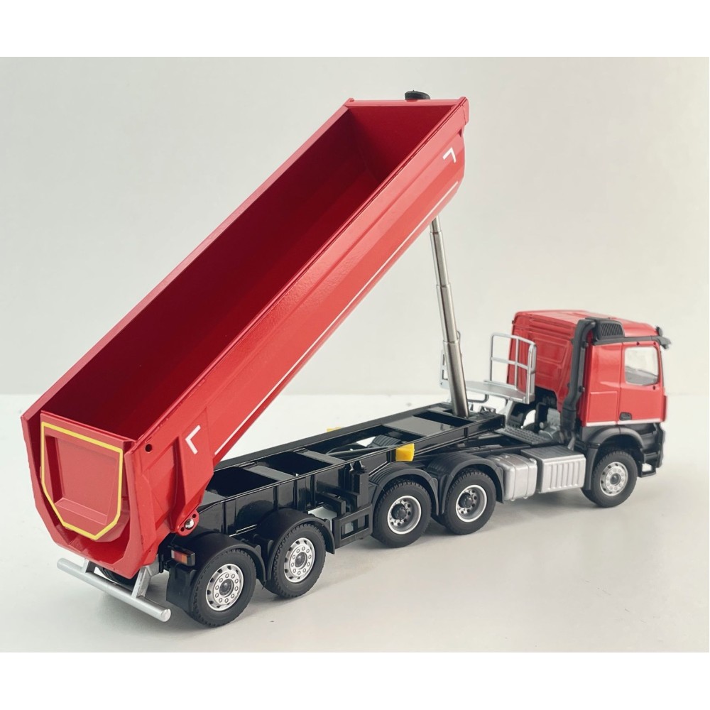 Conrad 78265/0 Mercedes-Benz Arocs 6x4 Truck with SCHWARZMÜLLER 2 axles Tipping Trailer - Scale 1:50 