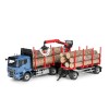 Conrad 81233/0 MAN TGS TN 6x4 Truck and Doll Short Timber Transporter with EPSILON Q17Z Crane Scale 1:50