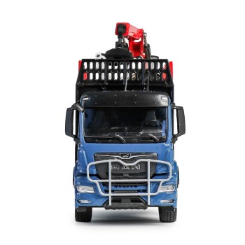 Conrad 81233/0 MAN TGS TN 6x4 Truck and Doll Short Timber Transporter with EPSILON Q17Z Crane Scale 1:50