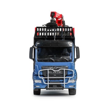 Conrad 81233/0 MAN TGS TN 6x4 Truck and Doll Short Timber Transporter with EPSILON Q17Z Crane Scale 1:50