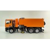 Conrad 81257/01 - MAN TGS NN 6x2 Road Sweeper Truck MaxPowa V120 Orange New 2026 - Scale 1:50