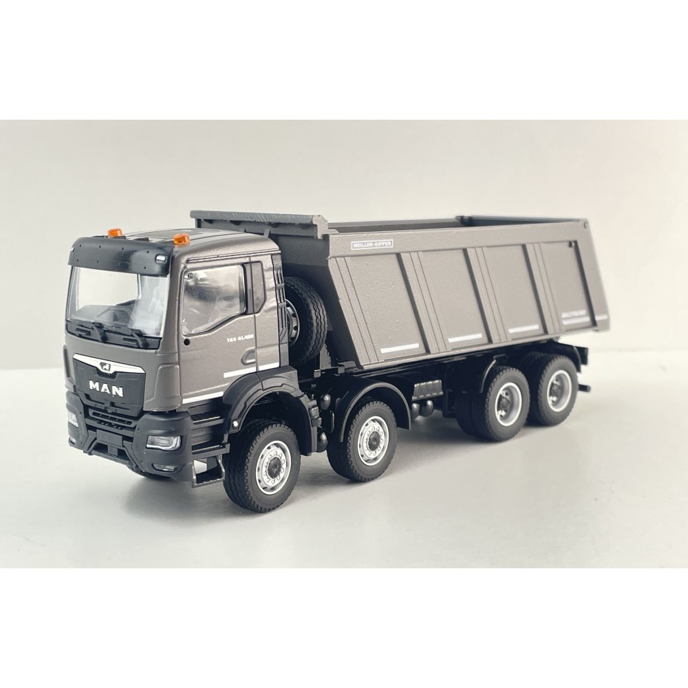 Conrad 81259/04 - MAN TGS NN MEILLER 4 axle Rear Tipper Dump Truck New 2026 - Scale 1:50