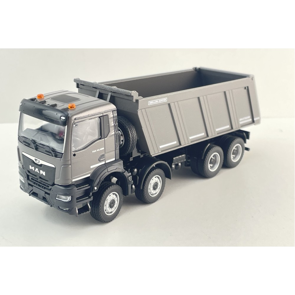 Conrad 81259/04 - MAN TGS NN MEILLER 4 axle Rear Tipper Dump Truck New 2026 - Scale 1:50