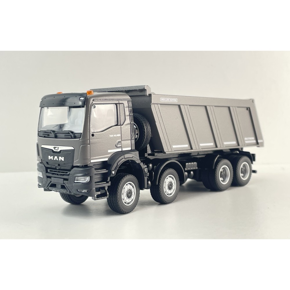 Conrad 81259/04 - MAN TGS NN MEILLER 4 axle Rear Tipper Dump Truck New 2026 - Scale 1:50