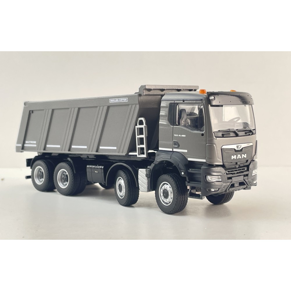 Conrad 81259/04 - MAN TGS NN MEILLER 4 axle Rear Tipper Dump Truck New 2026 - Scale 1:50