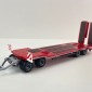 Conrad 98033/0 - SCHWARZMÜLLER Low Loader Trailer 4-axle with Offset Platform RED New 2026 - Scale 1:50