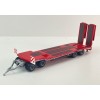 Conrad 98033/0 - SCHWARZMÜLLER Low Loader Trailer 4-axle with Offset Platform RED New 2026 - Scale 1:50