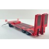 Conrad 98033/0 - SCHWARZMÜLLER Low Loader Trailer 4-axle with Offset Platform RED New 2026 - Scale 1:50