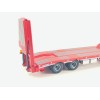 Conrad 98033/0 - SCHWARZMÜLLER Low Loader Trailer 4-axle with Offset Platform RED New 2026 - Scale 1:50