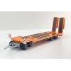 Conrad 98033/01 - SCHWARZMÜLLER Low Loader Trailer 4-axle with Offset Platform Orange New 2026 - Scale 1:50