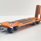 Conrad 98033/01 - SCHWARZMÜLLER Low Loader Trailer 4-axle with Offset Platform Orange New 2026 - Scale 1:50