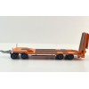 Conrad 98033/01 - SCHWARZMÜLLER Low Loader Trailer 4-axle with Offset Platform Orange New 2026 - Scale 1:50