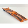 Conrad 98033/01 - SCHWARZMÜLLER Low Loader Trailer 4-axle with Offset Platform Orange New 2026 - Scale 1:50