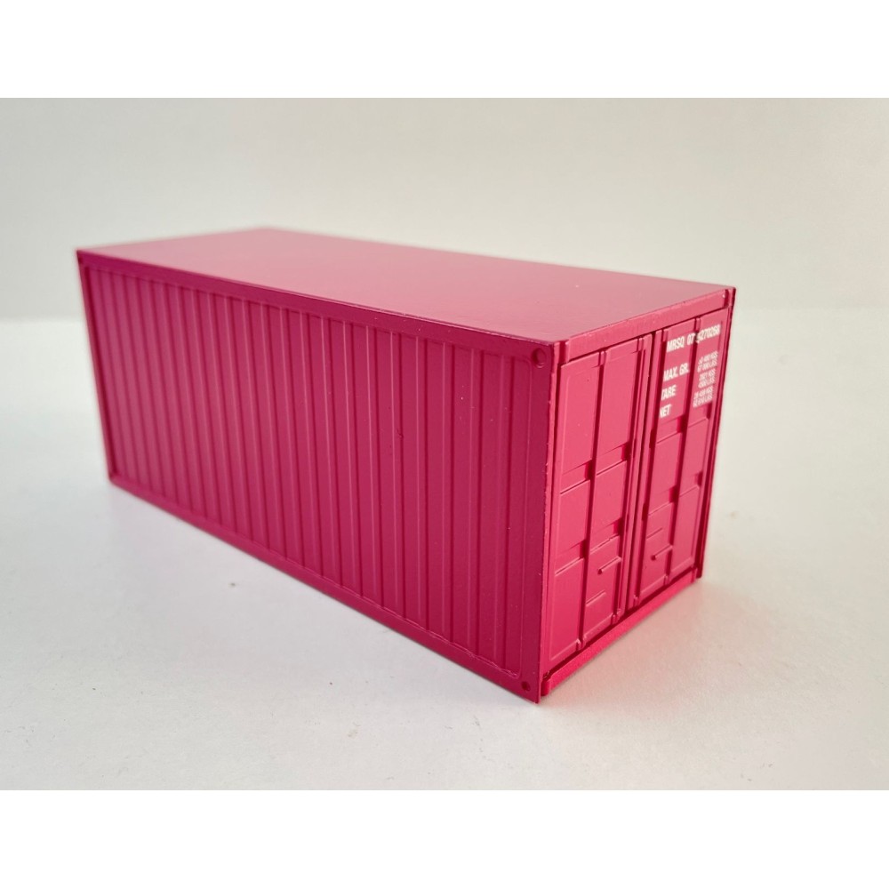 Conrad 99928/09 20 ft Container - Pink Color - Scale 1:50