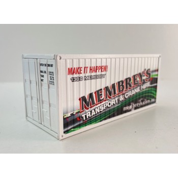 Conrad 99928/11 20 ft Container - Membreys Transport & Crane Hire Special 1 - Scale 1:50