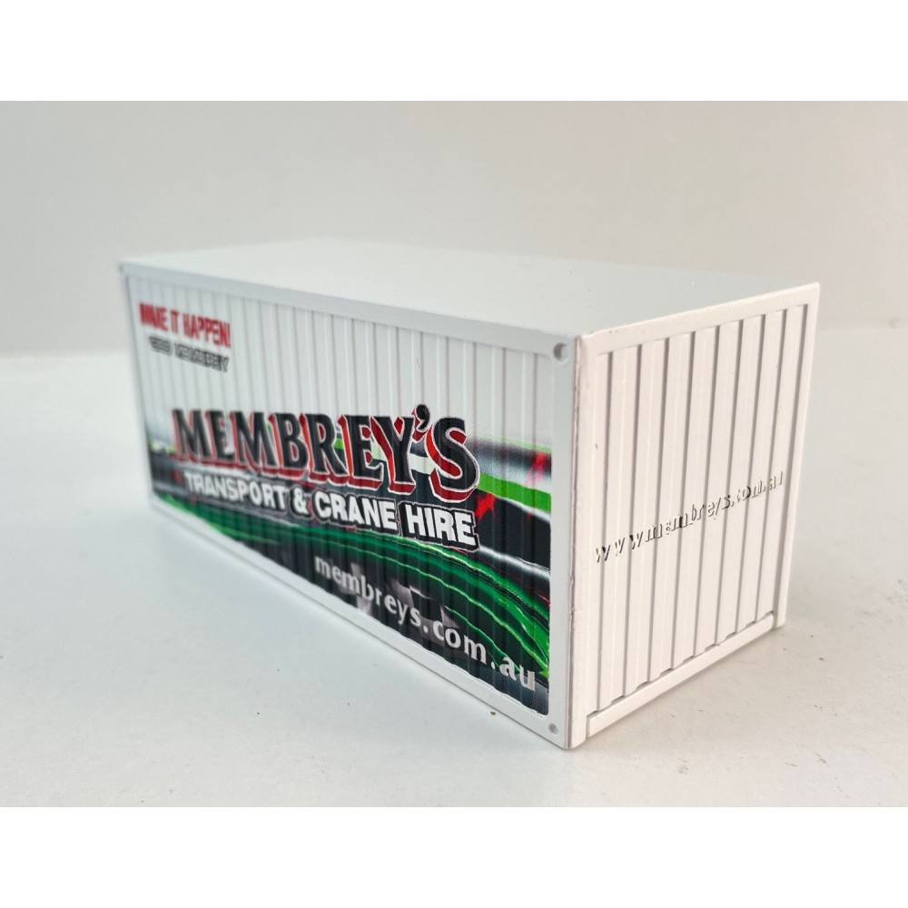 Conrad 99928/11 20 ft Container - Membreys Transport & Crane Hire Special 1 - Scale 1:50