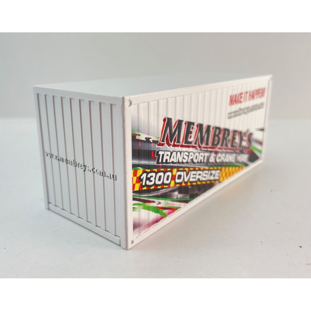 Conrad 99928/12 20 ft Container - Membreys Transport & Crane Hire Special 2 - Scale 1:50
