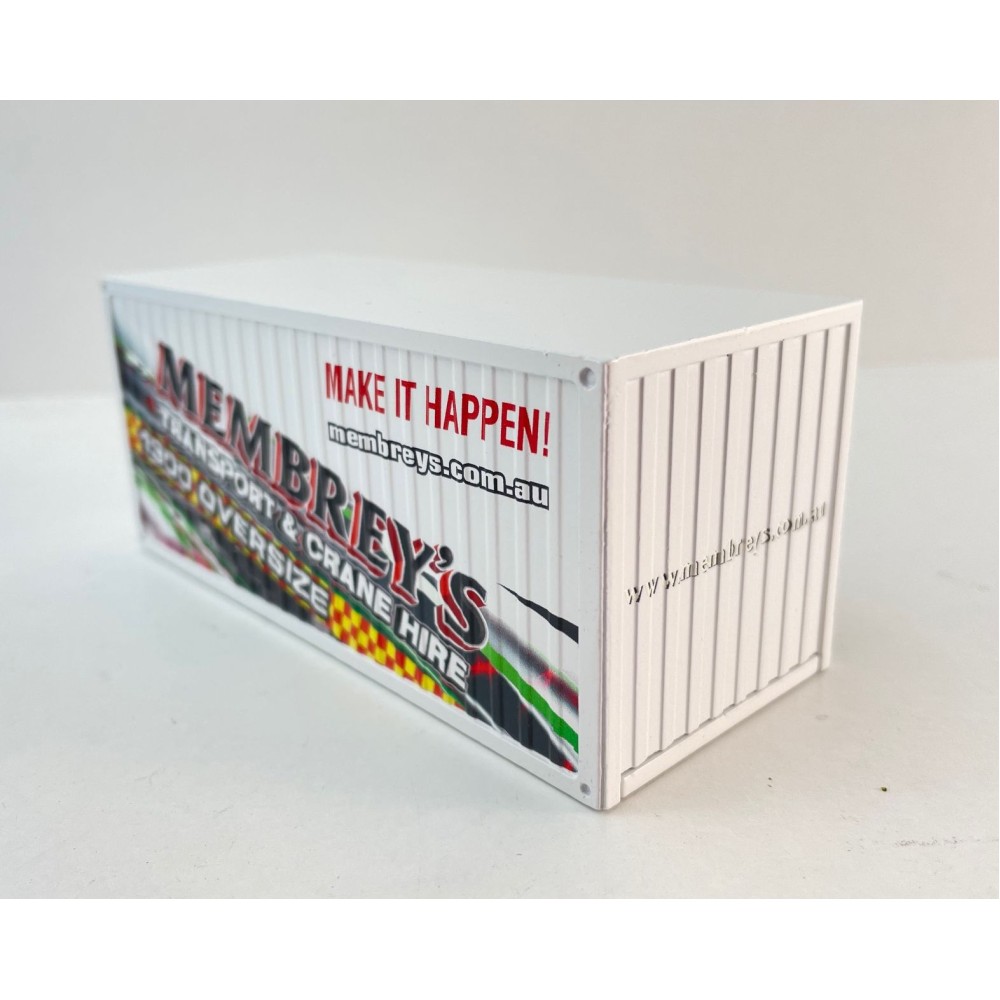 Conrad 99928/12 20 ft Container - Membreys Transport & Crane Hire Special 2 - Scale 1:50