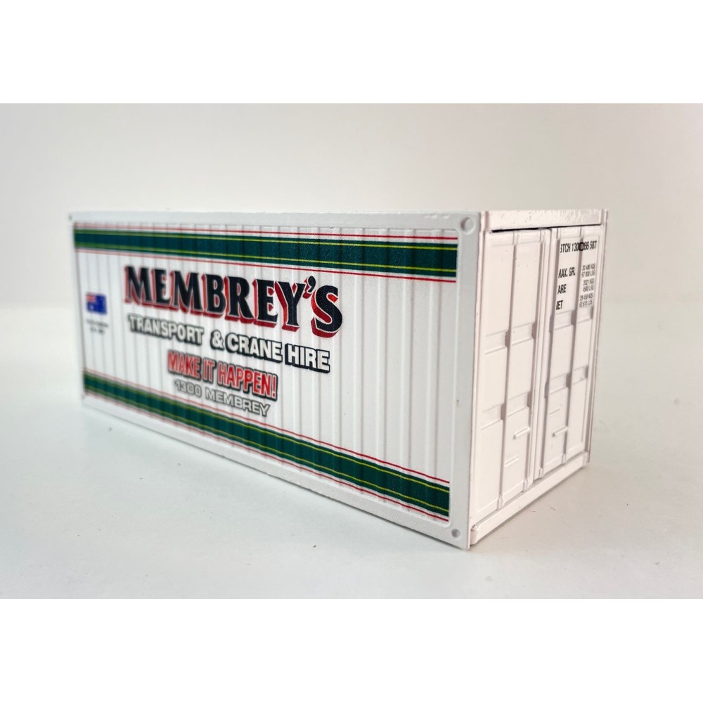 Conrad 99928/13 20 ft Container - Membreys Transport & Crane Hire Special 3 - Scale 1:50