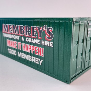 Conrad 99928/14 20 ft Container - Membreys Transport & Crane Hire Special 4 - Scale 1:50