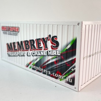 Conrad 99928/16 20 ft Container - Membreys Transport & Crane Hire Special 6 - Scale 1:50