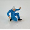 Conrad 9999C Worker Figure Kneeling Down - Scale 1:50
