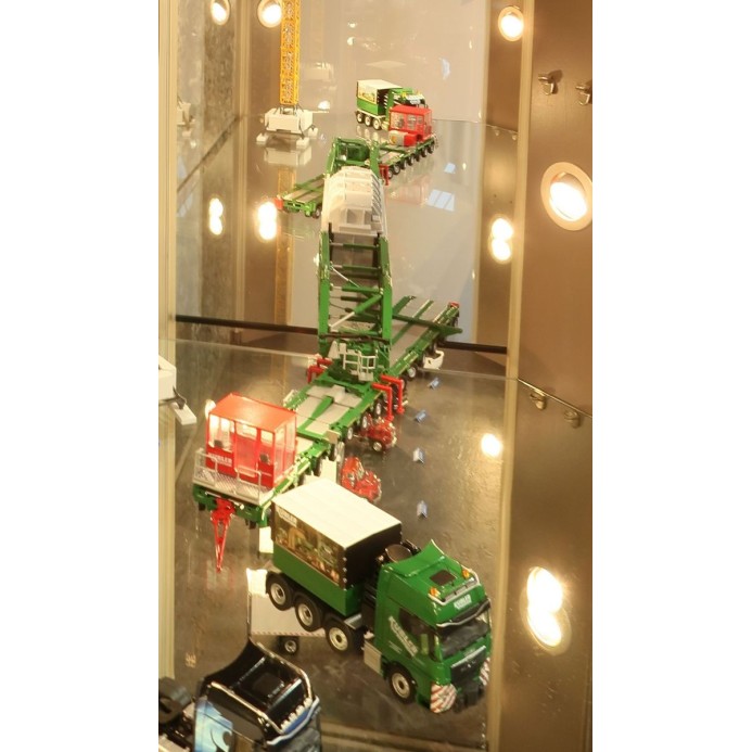 Conrad  SET10020  - 2x MAN Trucks with SCHEUERLE Side Beam Bridge Model STB 320 with Transformer KÜBLER - Scale 1:50