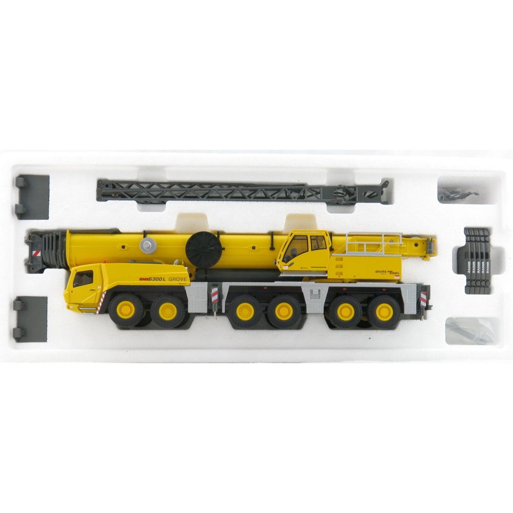 Conrad 2114/0 Grove GMK 6300 L 6axle All-Terrain Mobile Telescopic Crane - Scale 1:50