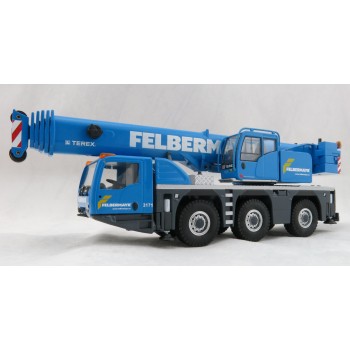 Conrad 2116/02 Terex 3160 Challenger 3axle Mobile Telescopic Crane Felbermayr Livery - Scale 1:50