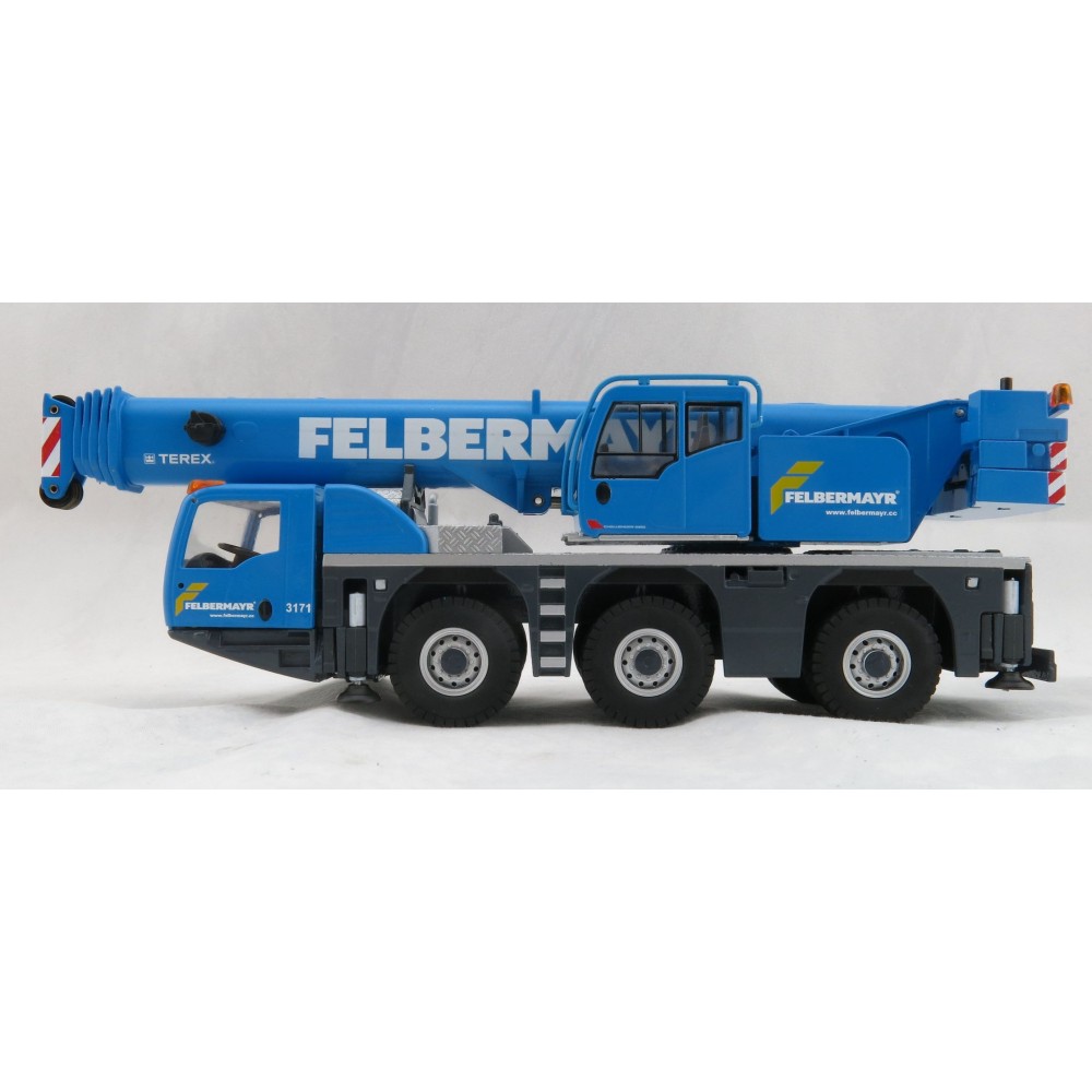 Conrad 2116/02 Terex 3160 Challenger 3axle Mobile Telescopic Crane Felbermayr Livery - Scale 1:50