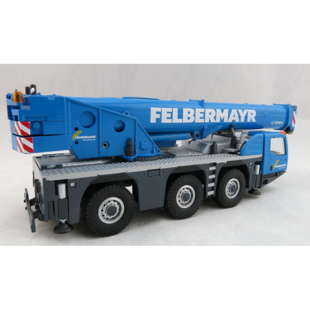 Conrad 2116/02 Terex 3160 Challenger 3axle Mobile Telescopic Crane Felbermayr Livery - Scale 1:50