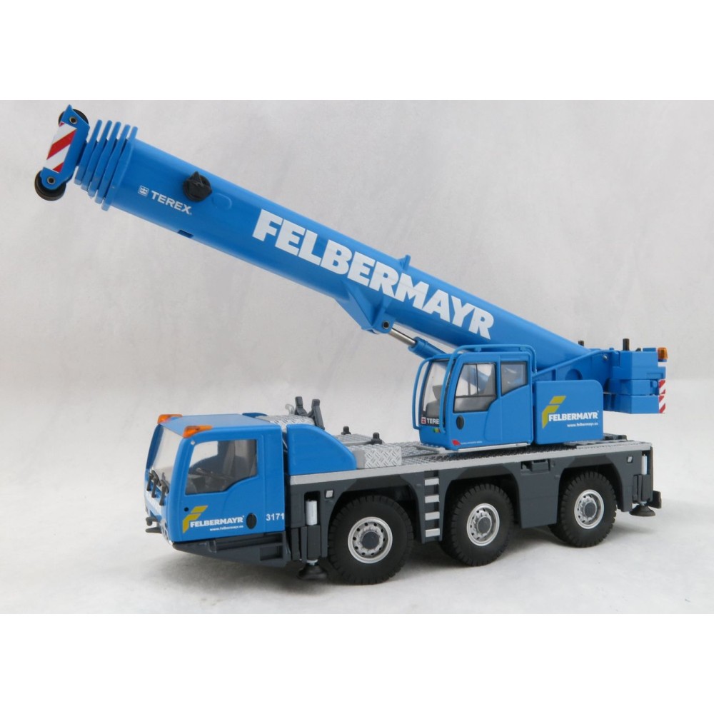 Conrad 2116/02 Terex 3160 Challenger 3axle Mobile Telescopic Crane Felbermayr Livery - Scale 1:50