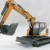 Conrad 2209/0 Liebherr R920 Compact Crawler Excavator with adjustable boom & two attachments - Scale 1:50
