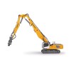 Conrad 2222/0 Liebherr R940 Litronic Excavator with Long Boom Demolition & Bucket Arm  - Scale 1:50 