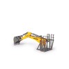 Conrad 2222/0 Liebherr R940 Litronic Excavator with Long Boom Demolition & Bucket Arm  - Scale 1:50 