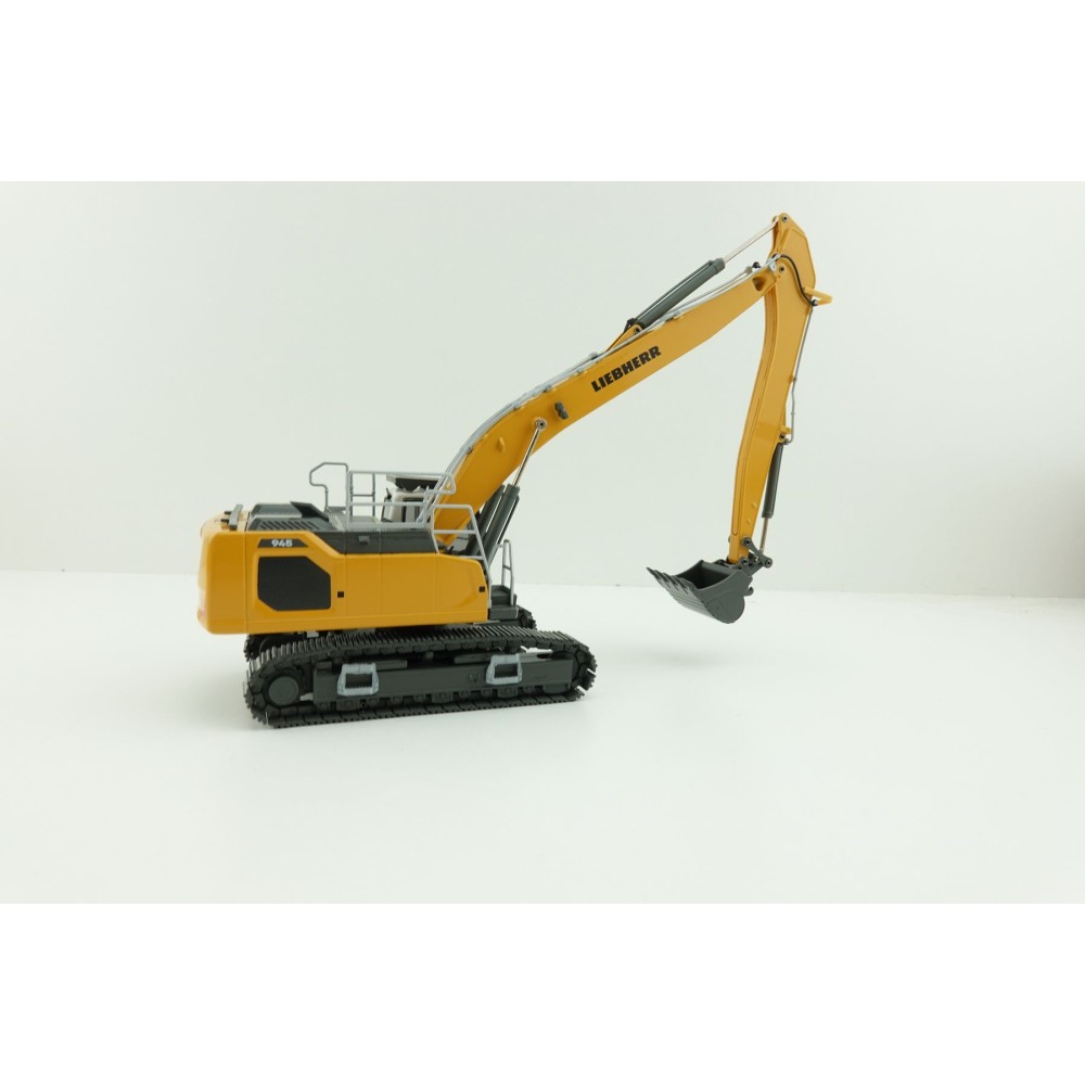 Conrad 2225/0 Liebherr R 945 Litronic Crawler Excavator with Multi-user Boom and additional Bucket - Scale 1:50
