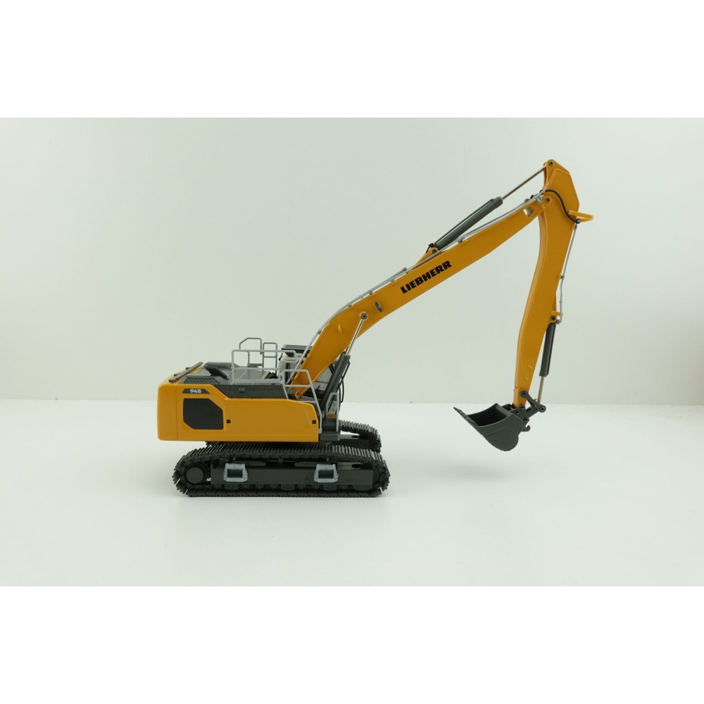 Conrad 2225/0 Liebherr R 945 Litronic Crawler Excavator with Multi-user Boom and additional Bucket - Scale 1:50