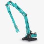 Conrad 2232/0 Kobelco SK1300DLC-10 Demolition Excavator with 40m Long Boom & Cutter KR1350TPR-40 - Scale 1:50