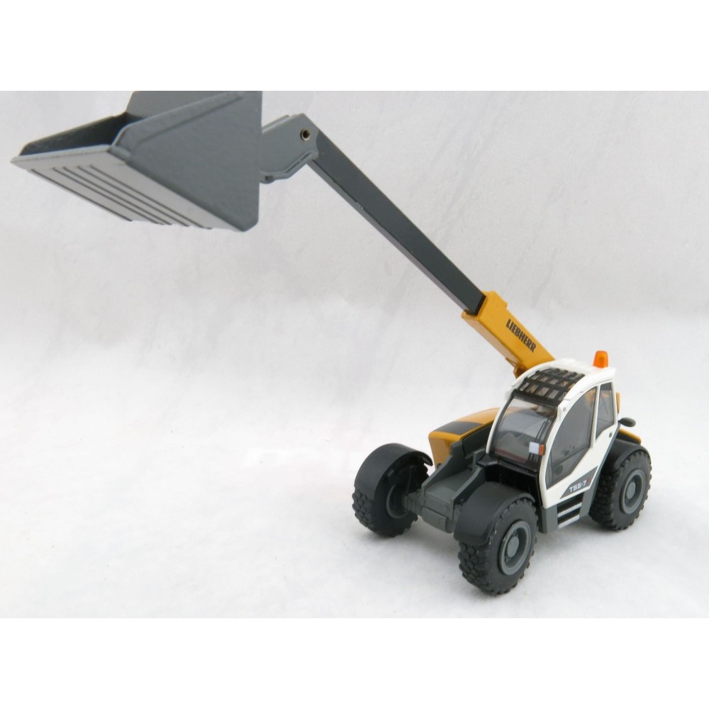 Conrad 2542/0 Conrad Liebherr T55-7s Telescopic Loader with 2 attachments - Scale 1:50