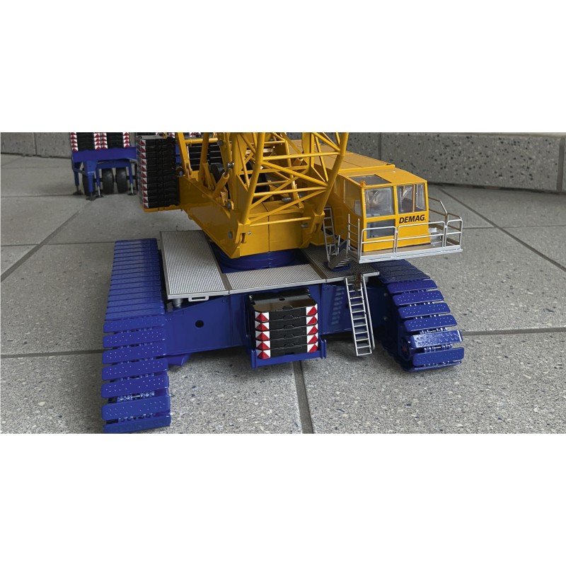 Conrad 2745/0 Large Demag CC 8800 BoomBooster Crawler Crane - Demag Livery - Scale 1:50