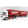Conrad 40156/0 Mercedes Benz Actros 3-axle Recycling Roll-Off Container Truck with Trailer FRITSCHE Scale 1:50