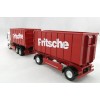Conrad 40156/0 Mercedes Benz Actros 3-axle Recycling Roll-Off Container Truck with Trailer FRITSCHE Scale 1:50