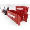 Conrad 40156/0 Mercedes Benz Actros 3-axle Recycling Roll-Off Container Truck with Trailer FRITSCHE Scale 1:50