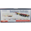 Conrad 46124/01 VOLVO FH16 4x2 truck with 3-axle Nooteboom Container Flexitrailer Scale 1:50