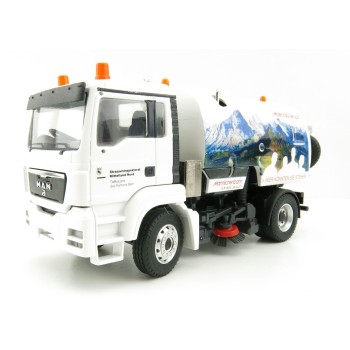 Conrad 71212/02L - MAN TGS M Road Sweeper Truck Bucher-Schörling City Fant 6000 - Scale 1:50