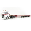 Conrad 76194/0 - MAN TGX XLX Euro 6c 6x4 with FAYMONVILLE TELEMAX 4 axle Extendable Trailer - Scale 1:50